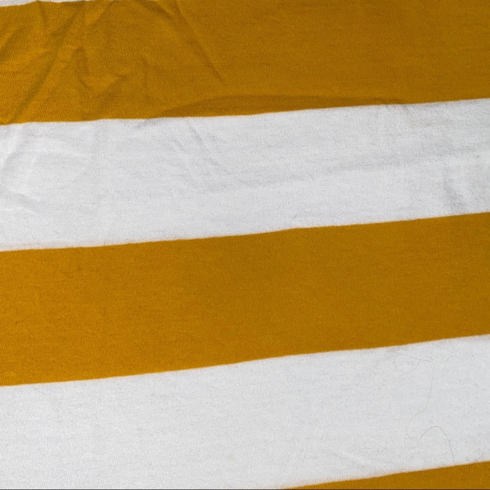 NEW Pacsun Tank Top Yellow White Summer Striped - Picture 3 of 4